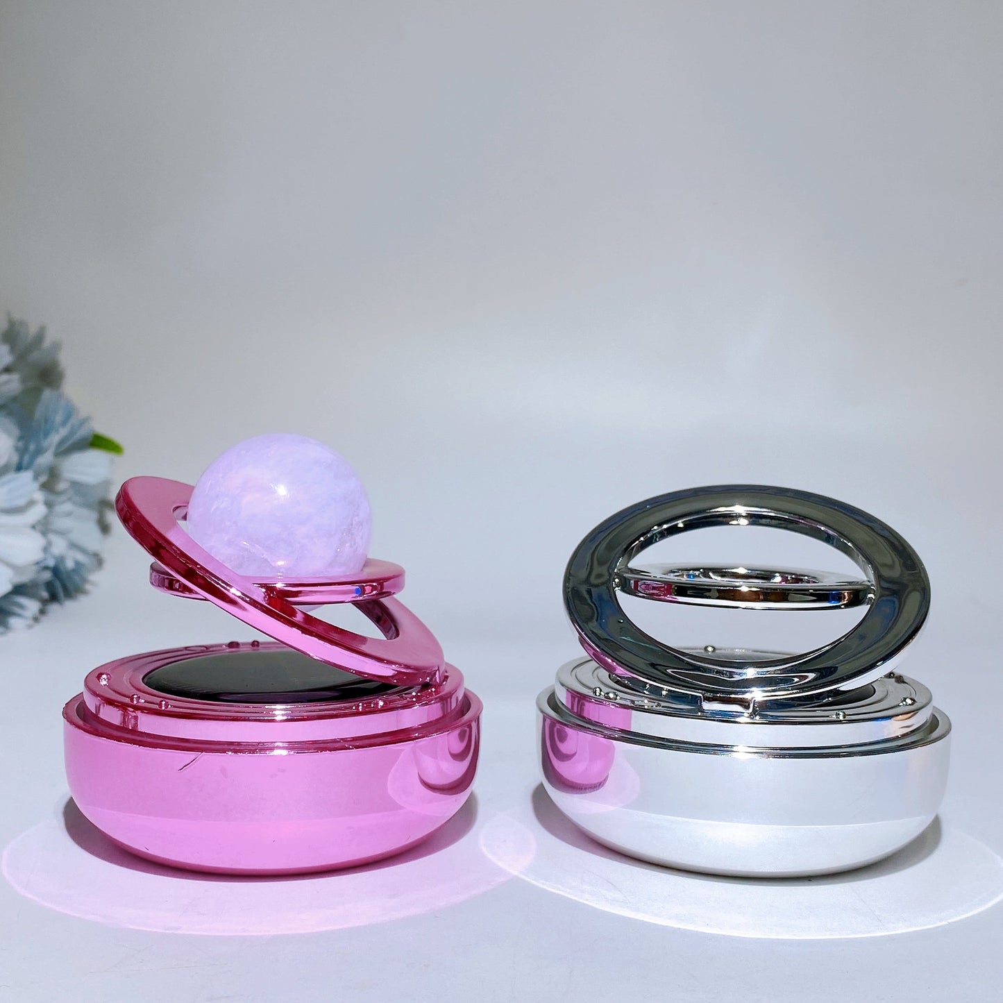 Solar Rotating Plastic Holder Stand Crystal Healing Bulk Wholesale