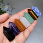 Crystal Points with Obsidian Round Plate Carving Crystal Healing Bulk Wholesale