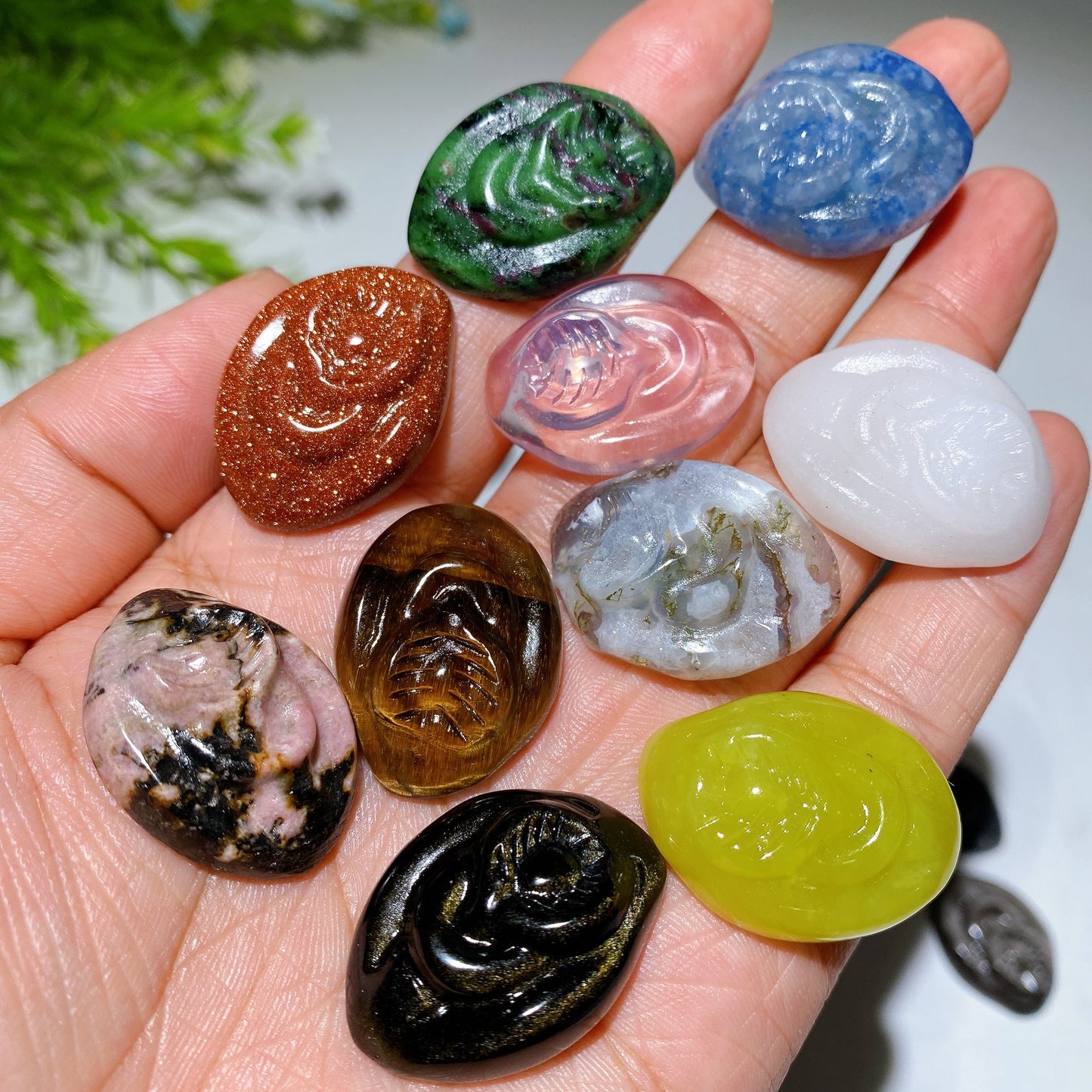 1.0" Mixed Crystal Life Source Carving Crystal Healing Bulk Wholesale
