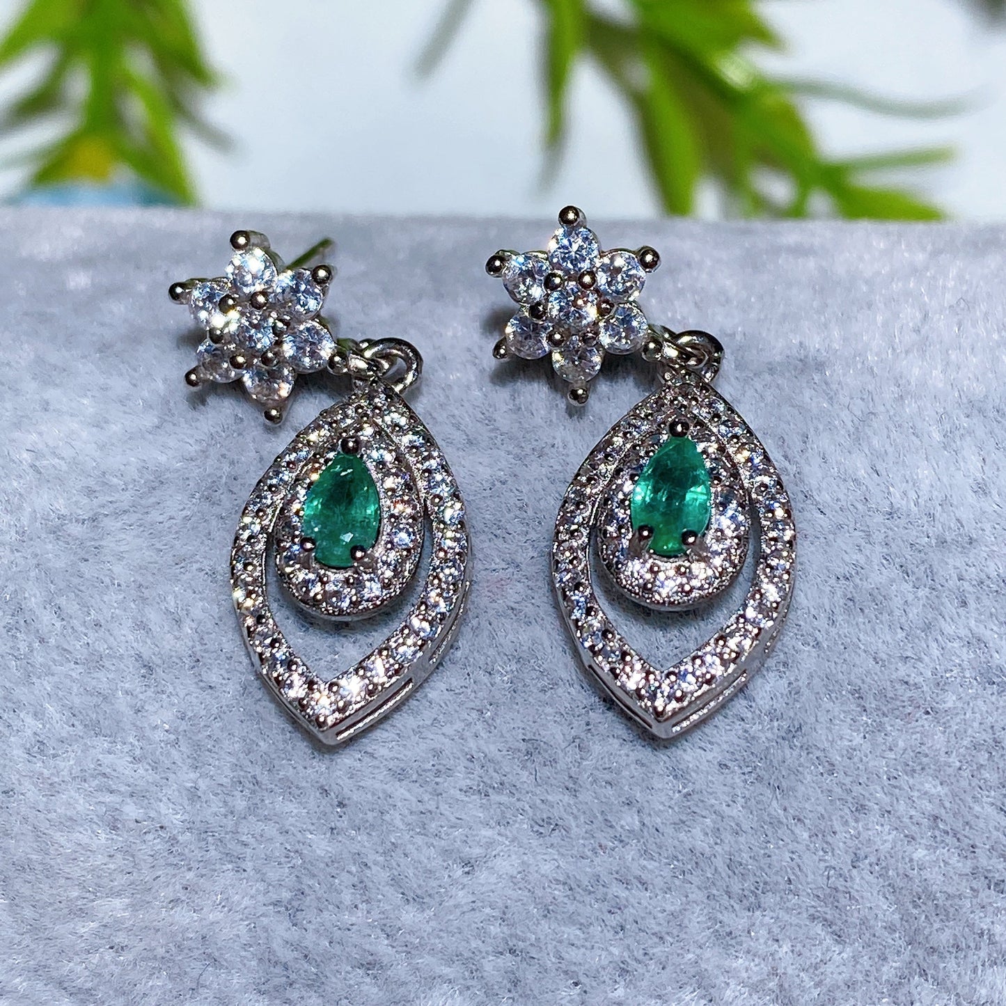 Sterling Silver Crystal Earring Crystal Healing Bulk Wholesale