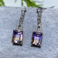 Sterling Silver Crystal Earring Crystal Healing Bulk Wholesale
