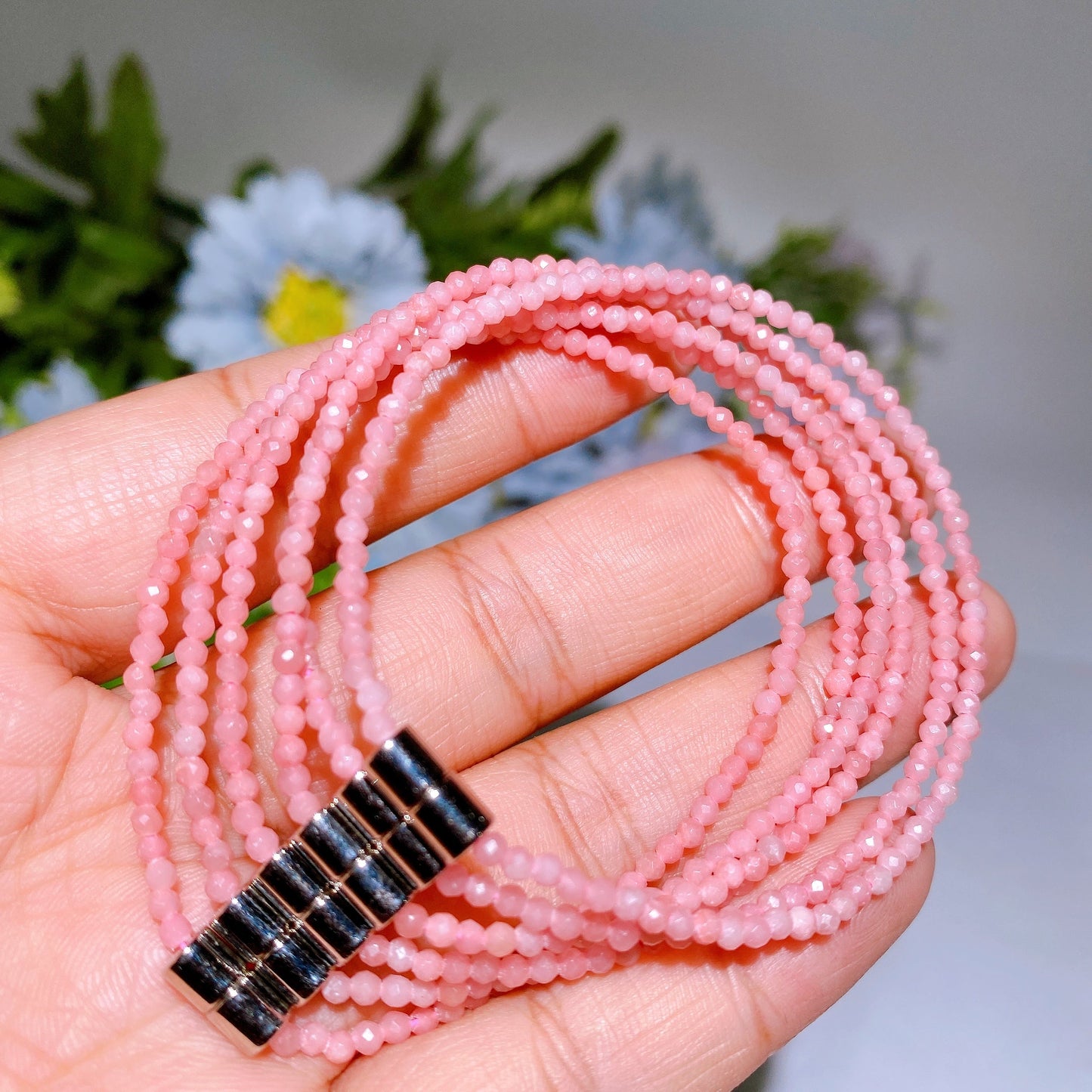 2.3-2.5mm Crystal Faceted Bracelet Crystal Healing Bulk Wholesale