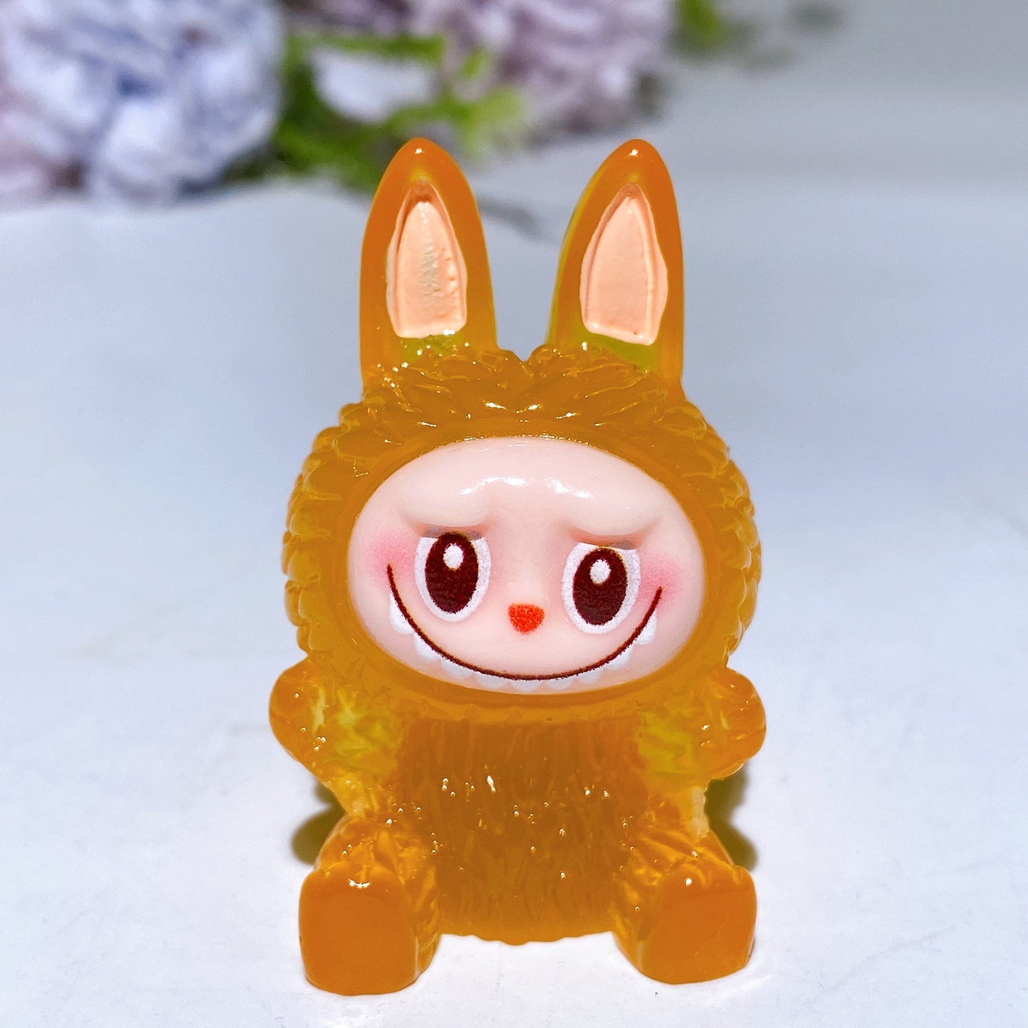 45mm Luminous Labubu Carving Crystal Heealing Bulk Wholesale