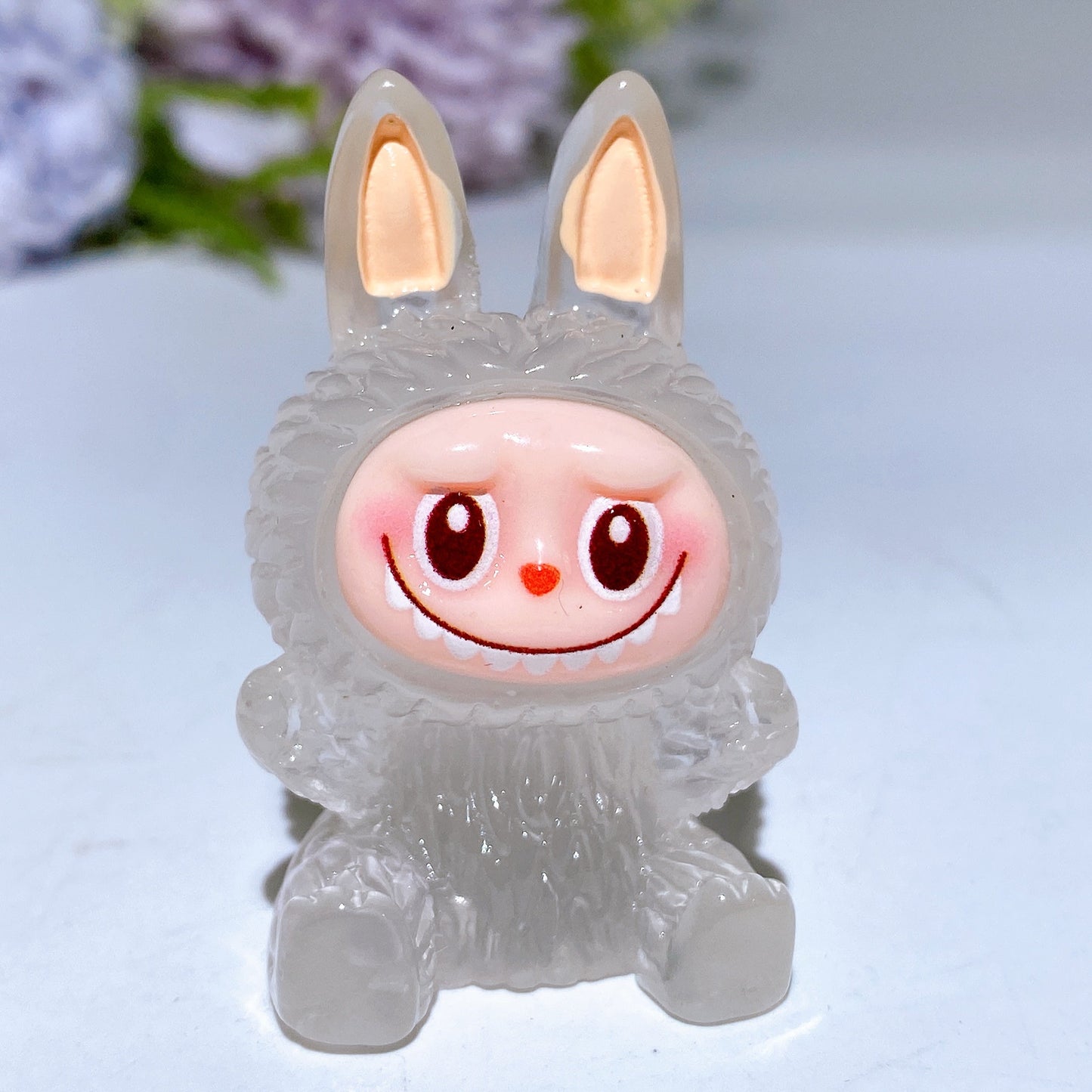 45mm Luminous Labubu Carving Crystal Heealing Bulk Wholesale