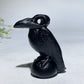 2.4" Black Obsidian Raven Carving Crystal Healing Bulk Wholesale