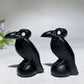2.4" Black Obsidian Raven Carving Crystal Healing Bulk Wholesale