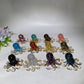 10cm Crystal Chips Infused Resin Octopus Carving Crystal Healing Bulk Wholesale