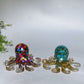 10cm Crystal Chips Infused Resin Octopus Carving Crystal Healing Bulk Wholesale