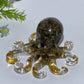 10cm Crystal Chips Infused Resin Octopus Carving Crystal Healing Bulk Wholesale