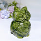 2.3' Serpentine Owl Carving Crystal Healing Bulk Wholesale