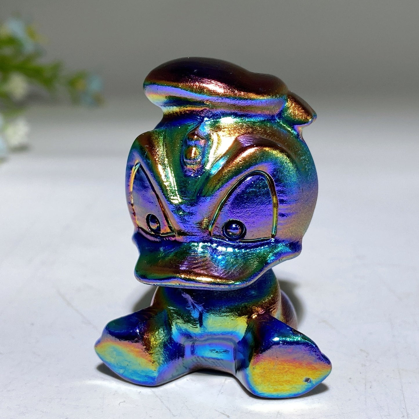 2.0" Crystal Donald Duck Carving Crystal Healing Bulk Wholesale