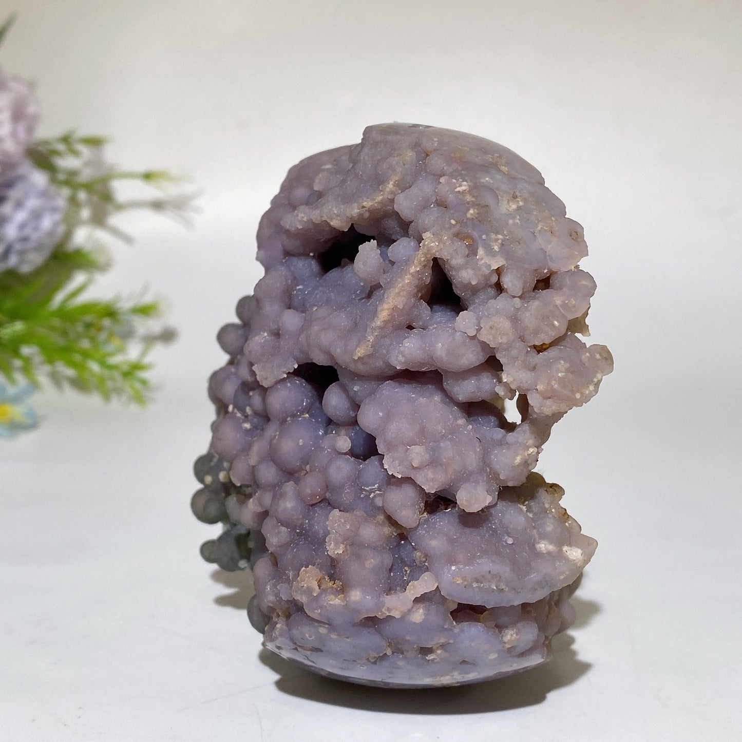 3.8" Unique Grape Agate Specimen Crystal Healing Bulk Wholesale