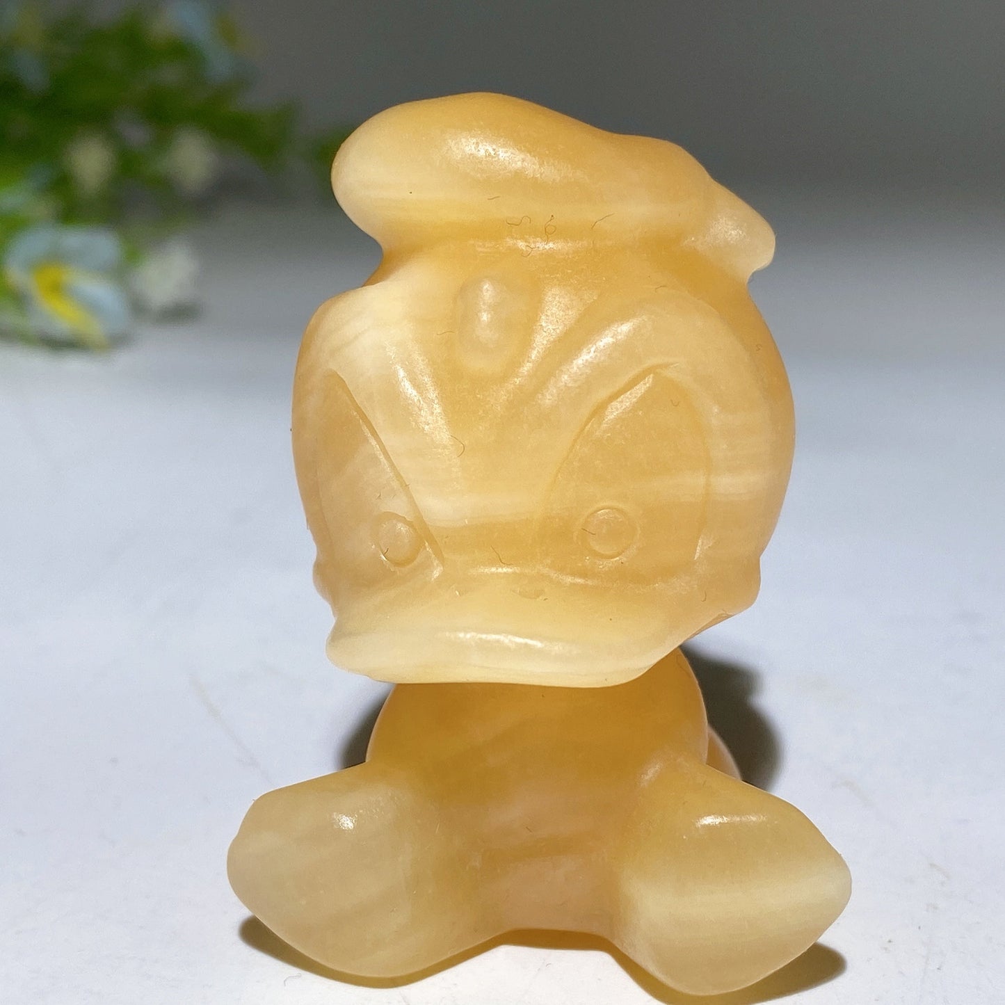 2.0" Crystal Donald Duck Carving Crystal Healing Bulk Wholesale