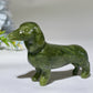 3.0" Crystal Sausage Dog Carving Crystal Healing Bulk Wholesale
