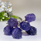Crystal Flower Carving with Silver Color Metal Stem Crystal Healing Bulk Wholesale