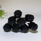 Crystal Flower Carving with Silver Color Metal Stem Crystal Healing Bulk Wholesale