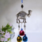 30cm Metal Camel Chime with Evil's Eyes Hanging Ornament Crystal Healing Bulk Wholesale