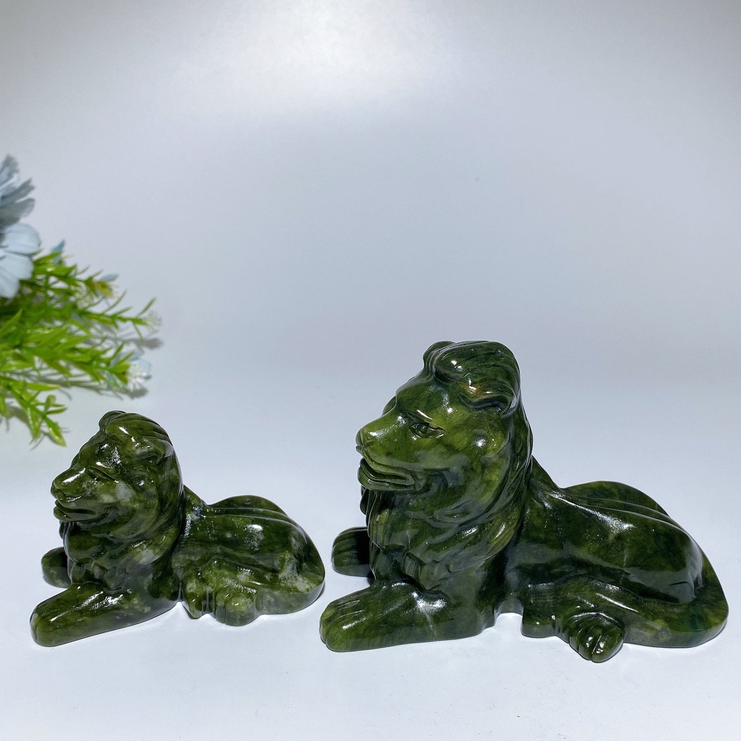 Serpentine Lion Carving Crystal Healing Bulk Wholesale