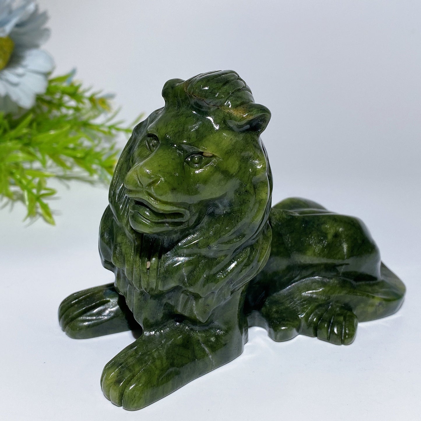 Serpentine Lion Carving Crystal Healing Bulk Wholesale