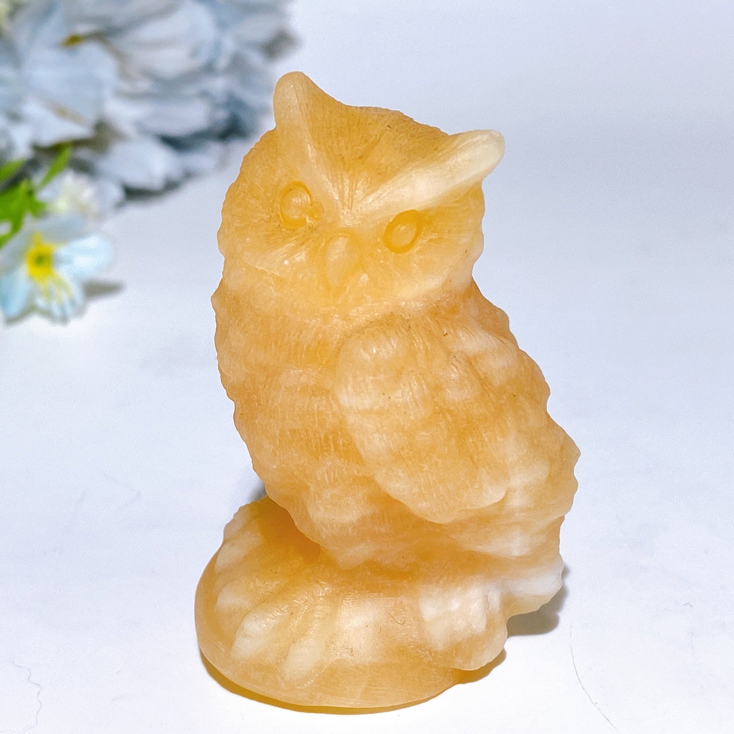 2.4" Crystal Owl Carving Crystal Healing Bulk Wholesale