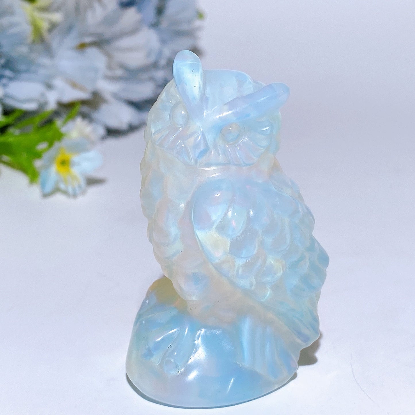 2.4" Crystal Owl Carving Crystal Healing Bulk Wholesale