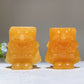 1.9" Orange Calcite SpongeBob Carving Crystal Healing Bulk Wholesale