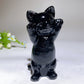 3.8" Crystal Cat Carving Crystal Healing Bulk Wholesale