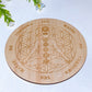 Wooden Pendulum  Divination Plate Crystal Healing Bulk Wholesale
