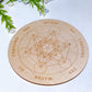 Wooden Pendulum  Divination Plate Crystal Healing Bulk Wholesale