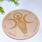 Wooden Pendulum  Divination Plate Crystal Healing Bulk Wholesale