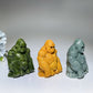 3.2" Serpentine Yellow Jade Gorilla Carving Crystal Healing Bulk Wholesale