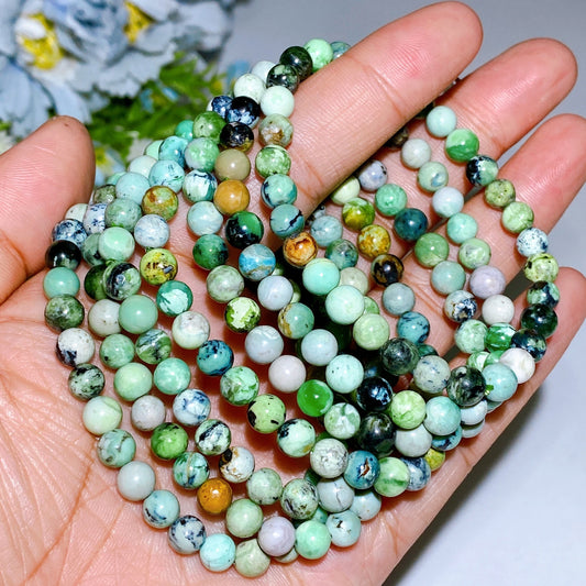 6mm Variscite Bracelet Crystal Healing Bulk Wholesale