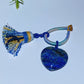 Crystal Heart with Rope Tassels Key Chain Crystal Healing Bulk Wholesale
