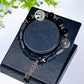 Black Tourmaline & Black Obsidian Bracelet for Halloween Crystal Healing Bulk Wholesale
