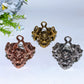 Metal Triple Bulls Stand Crystal Healing Bulk Wholesale