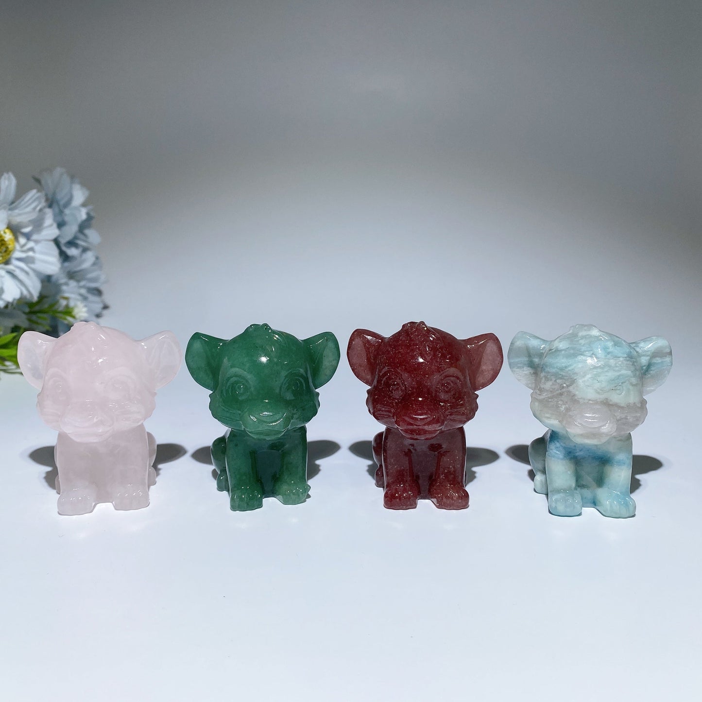 2.4" Crystal Simba Carving Crystal Healing Bulk Wholesale