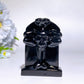 2.0" Black Obsidian Headdstone Tombstone Carving Crystal Healing Bulk Wholesale