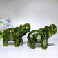 3.7" Serpentine Elephant Carving Crystal Healing Bulk Wholesale