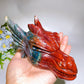 6.2" Ocean Jasper Dragon Head Carving Crystal Healing Bulk Wholesale