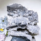 18cm Large Unique Sphelarite Grow with UV Reactive Calcite Skull Carving Crystal Healing Bulk Wholesale
