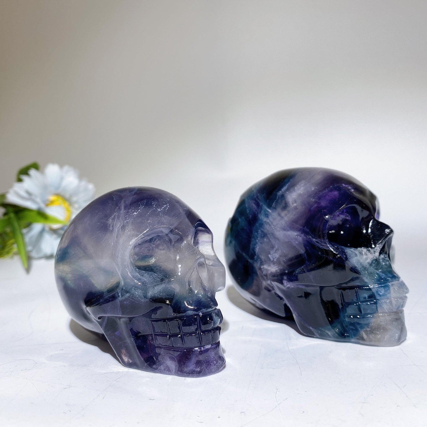 2.8"-3.5" Fluorite Skull Crystal Healing Bulk Wholesale