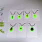 Adjustable Luminous Drop Shape Necklace with Insect Crystal Healing Bulk Wholesale