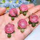 Mini Serpentine Turtle with Crystal Shell Carving Crystal Healing Bulk Wholesale