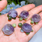 Mini Serpentine Turtle with Crystal Shell Carving Crystal Healing Bulk Wholesale