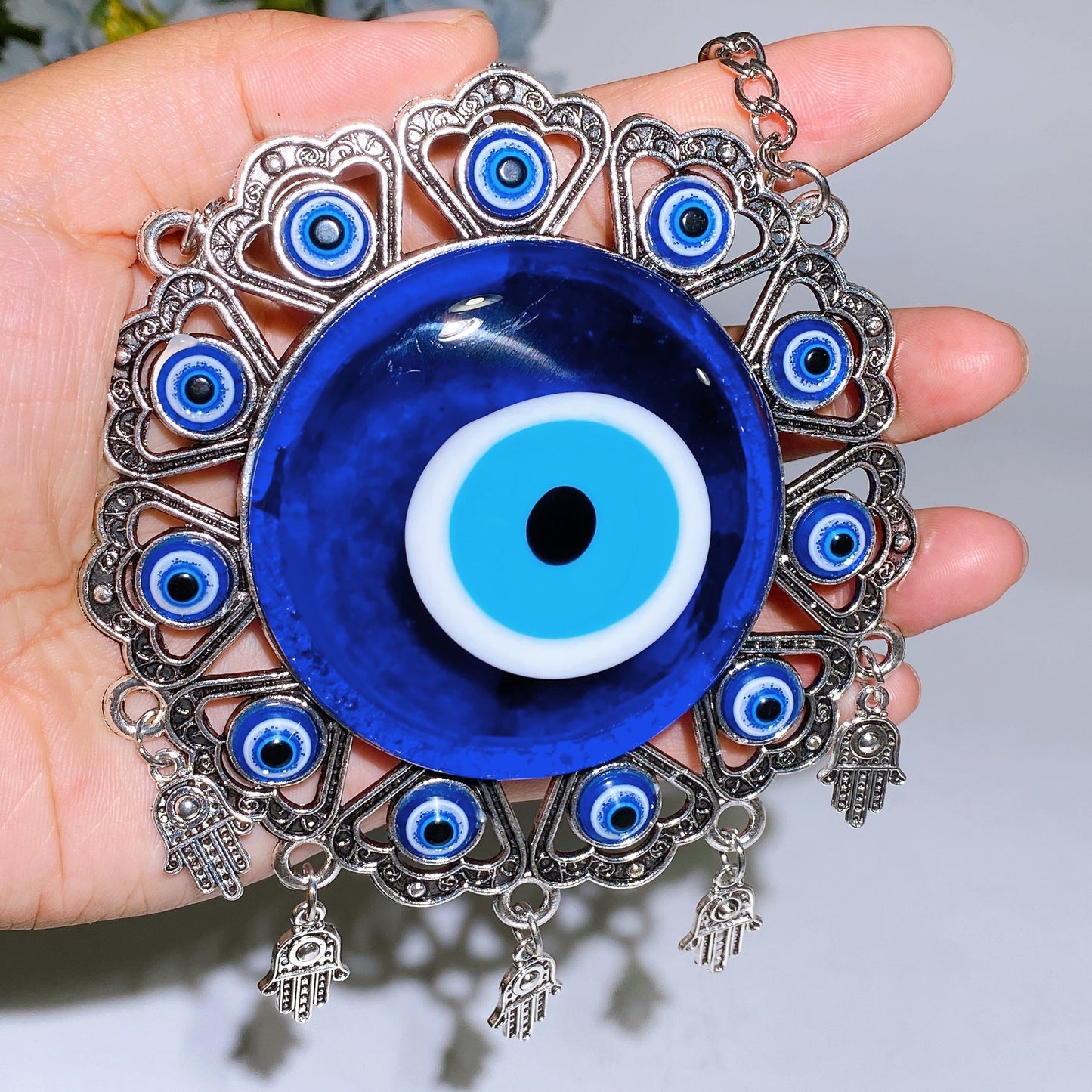 Evil's Eye Hanging Ornament Crystal Healing Bulk Wholsale