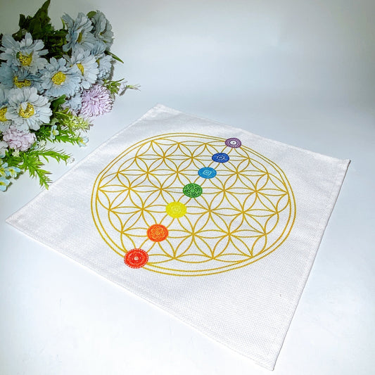 Cloth Mat with Pattern Crystal Healing Bulk Wholesale