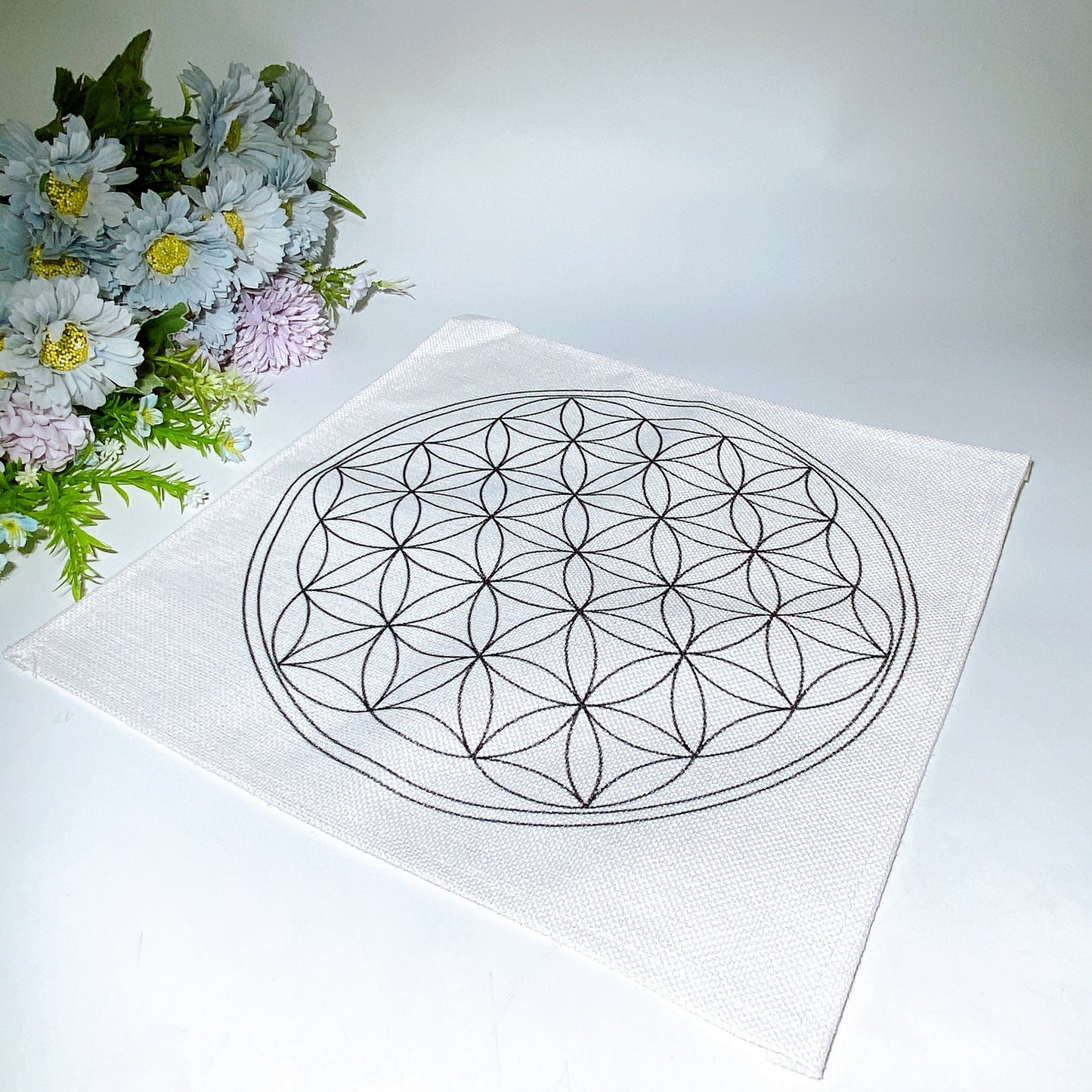 Cloth Mat with Pattern Crystal Healing Bulk Wholesale