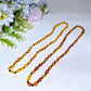 55-60cm Amber Chips Necklace Crystal Healing Bulk Wholesale