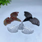 3.8"-4.2" Crystal Raven Skull with Wings Carving Crystal Healing Bulk Wholesale