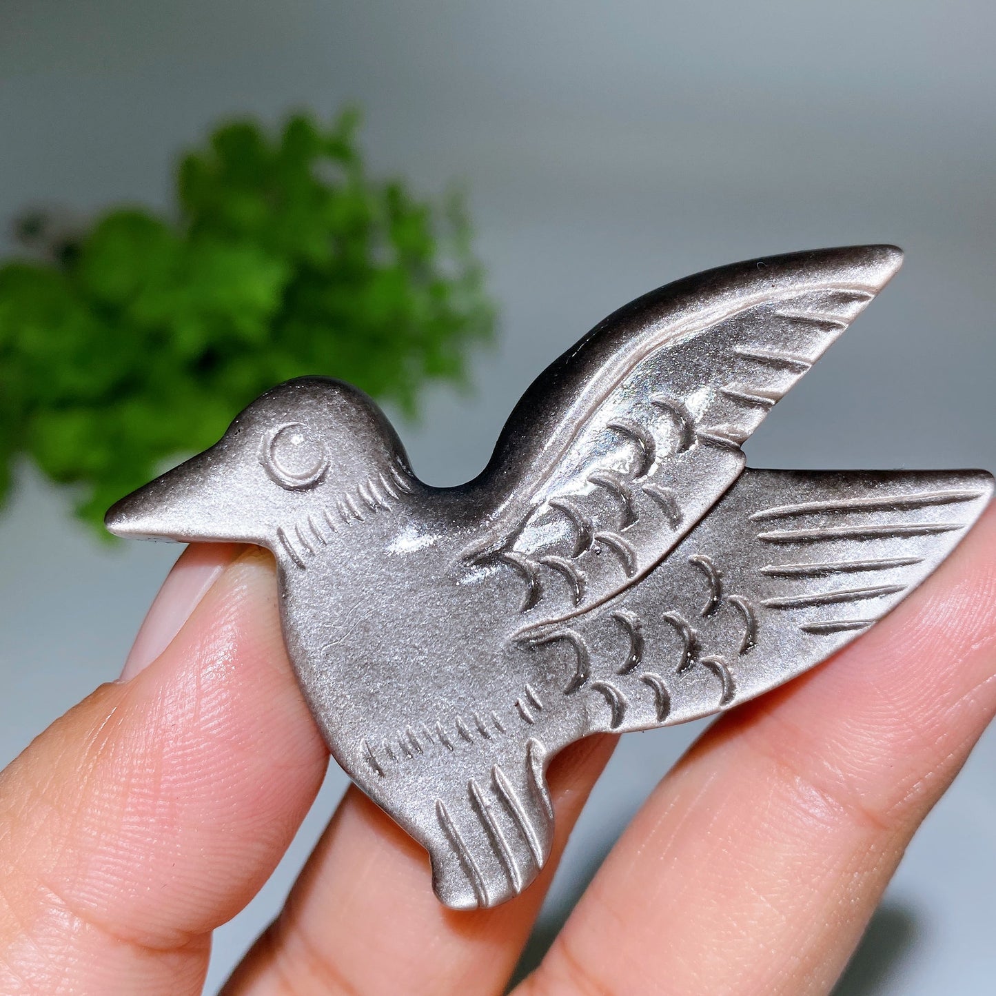 2.2" Crystal Hummingbird Carving Crystal Healing Bulk Wholesale